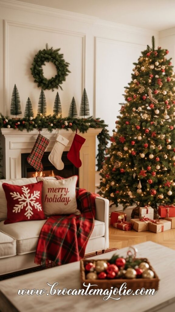 traditional christmas decor ideas for living room