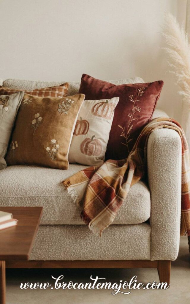 fall cushions on a budget