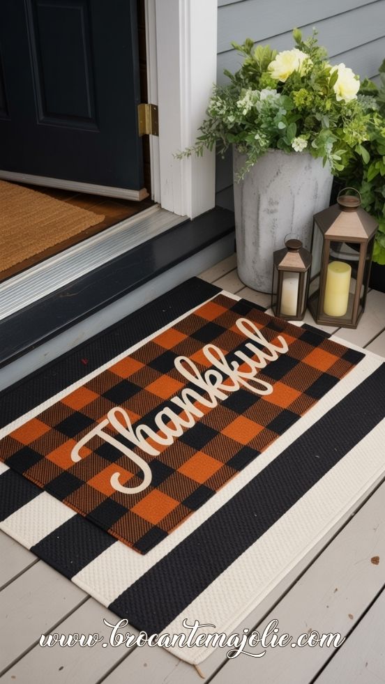 thanksgiving doormat outdoor