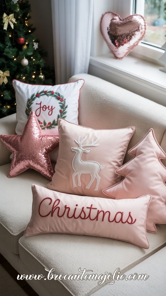 pink christmas decorating ideas