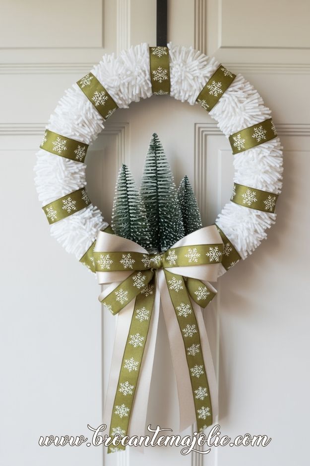 winter wonderland christmas wreath