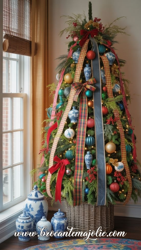 colorful nostalgic christmas decor