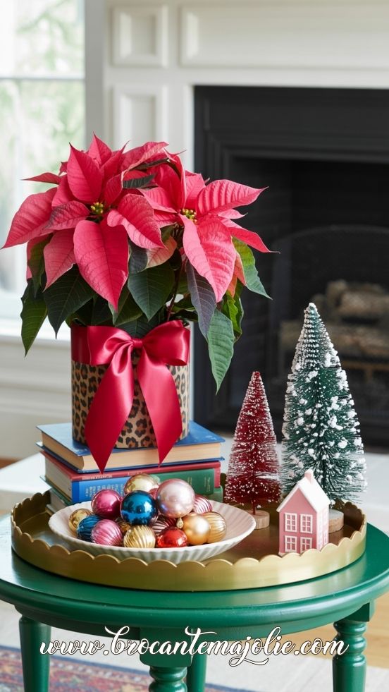 colorful nostalgic christmas decor ideas
