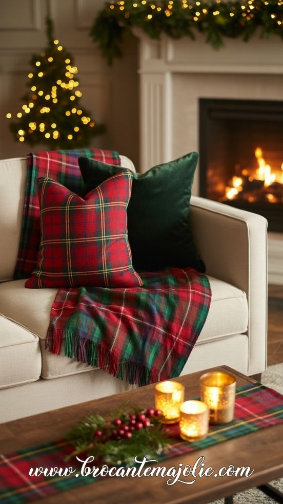 plaid christmas decor ideas