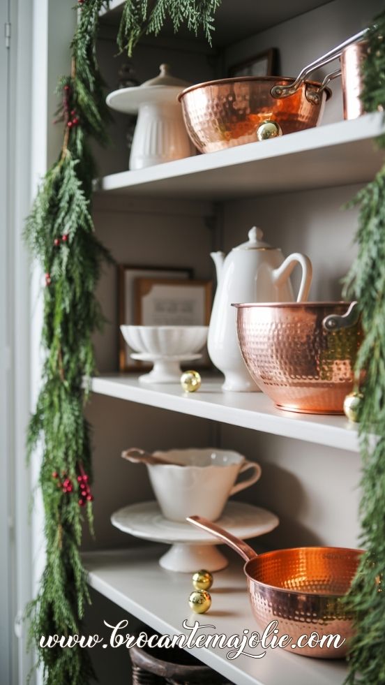 copper christmas decor ideas