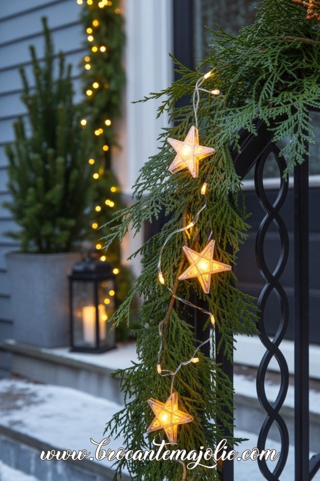christmas fence lights