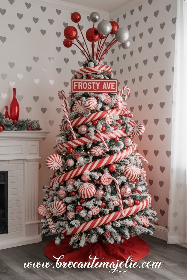 candy cane christmas tree