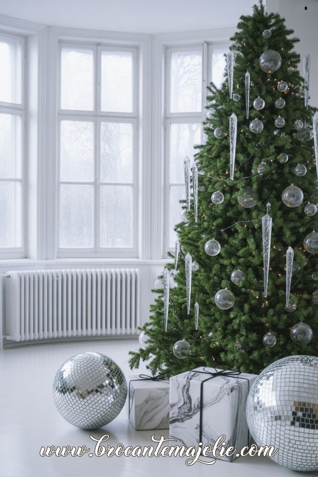 crystal and silver christmas tree