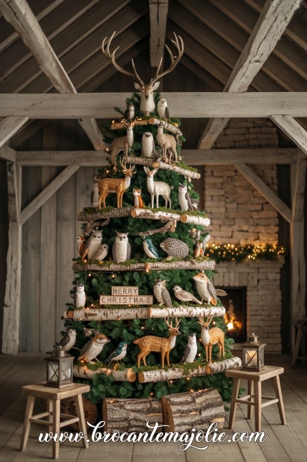 woodland christmas tree