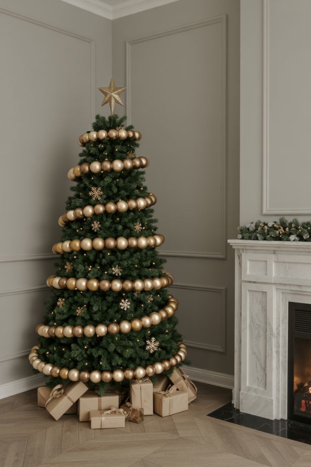 modern christmas tree