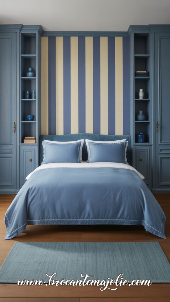 french blue bedroom accessories