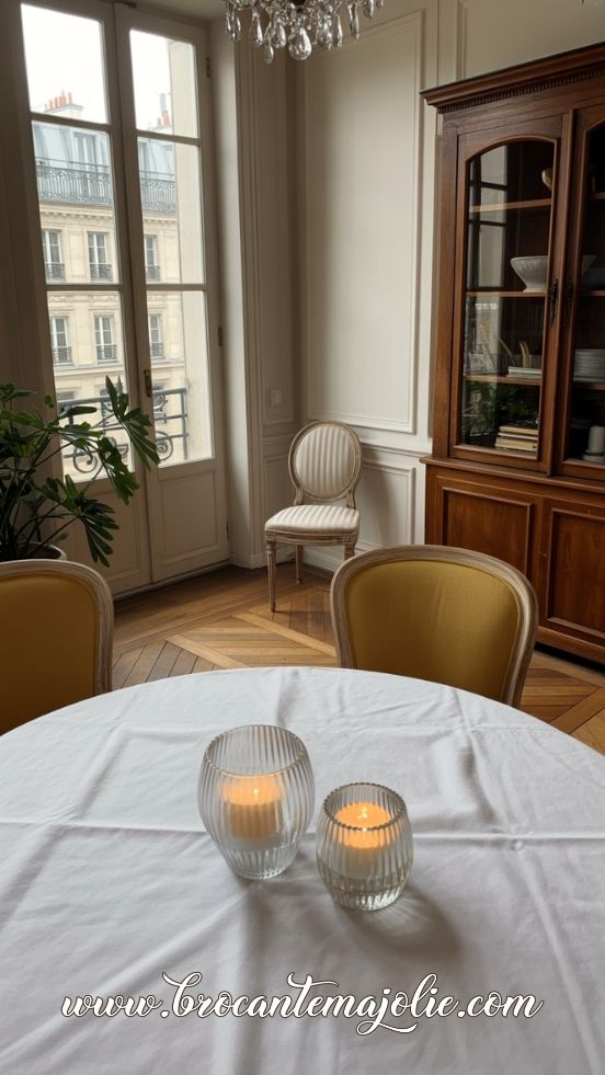 parisian apartment dining room