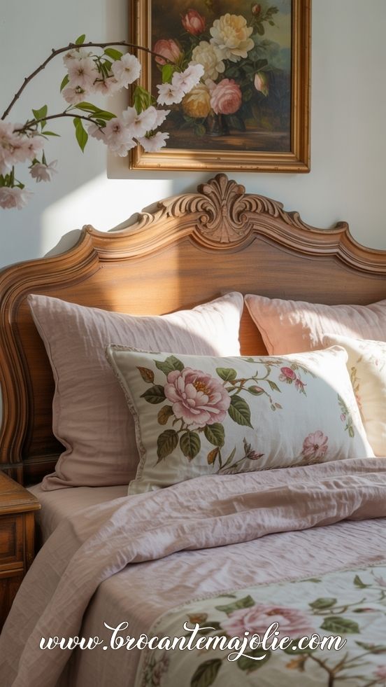 pink romantic french country bedding