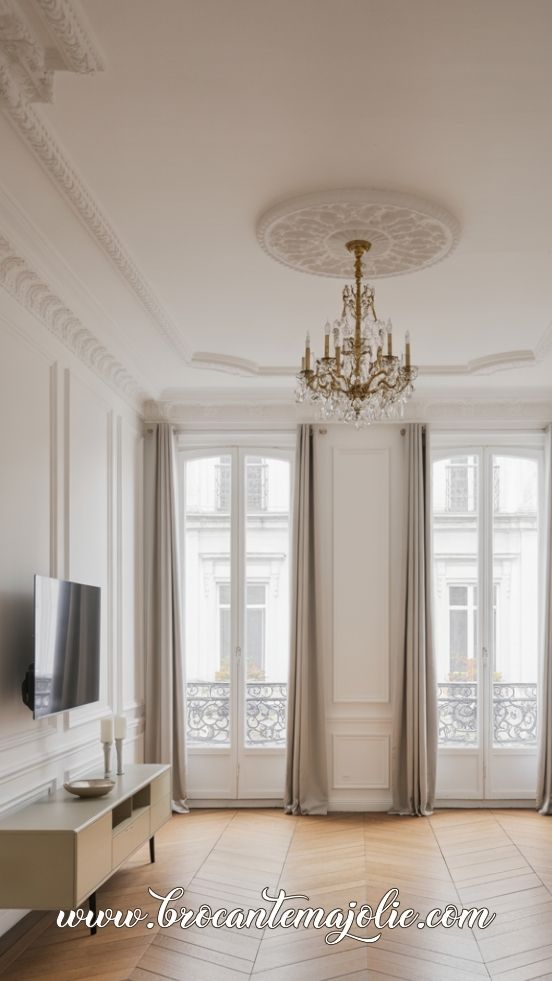 parisian apartment moldings