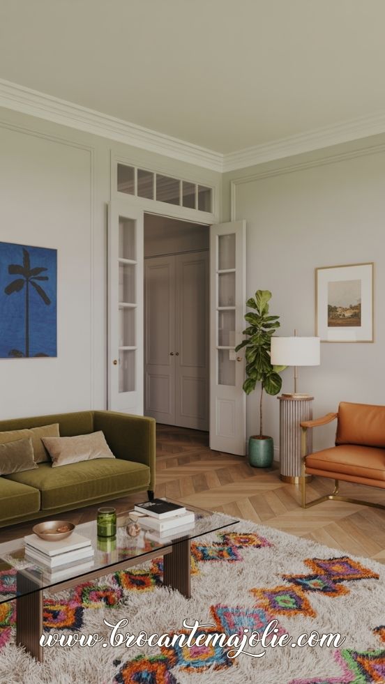 parisian apartment living room