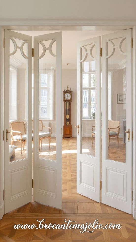 folding french doors interior