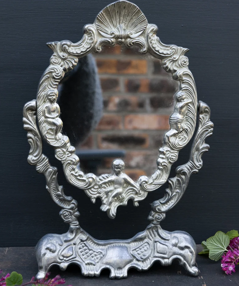 Vintage dressing table mirror - Image 2