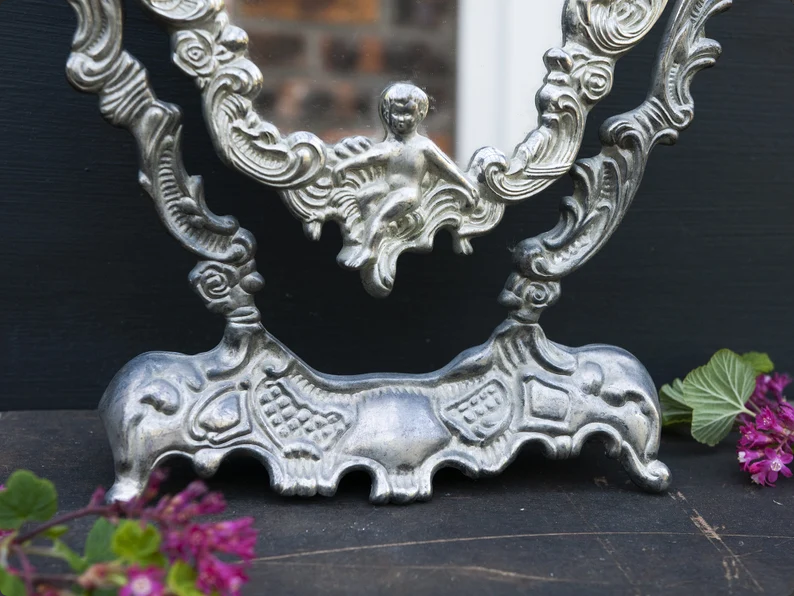 Vintage dressing table mirror - Image 4