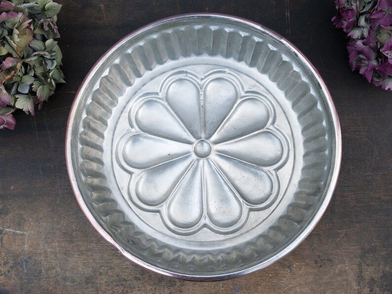 Antique copper baking pan - Image 3