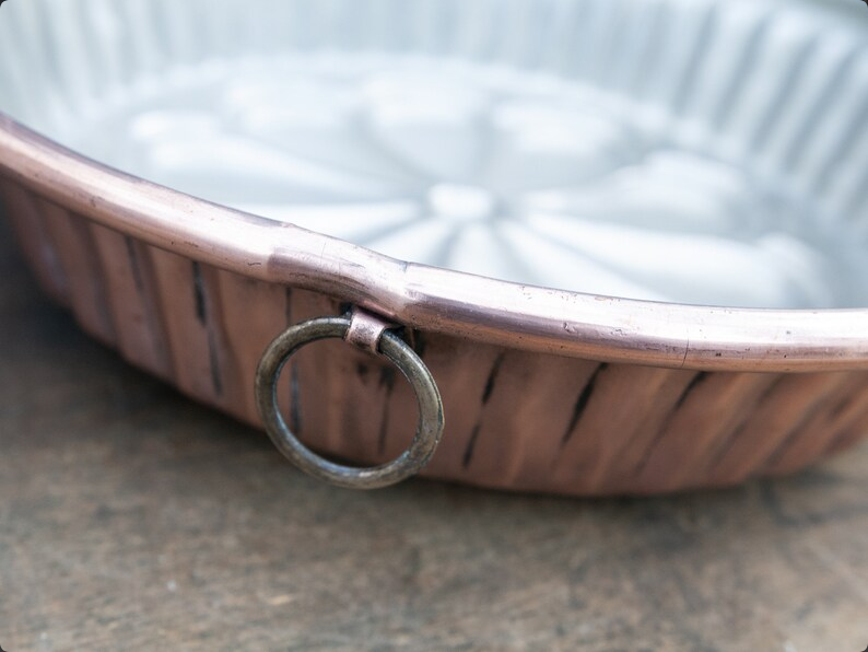 Antique copper baking pan - Image 5