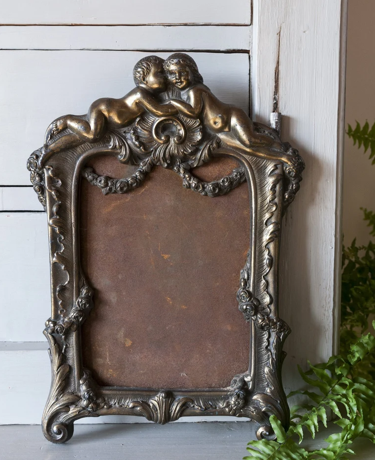 French antique Bronze Louis XV photo frame - Image 2