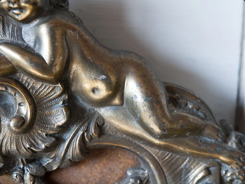 French antique Bronze Louis XV photo frame - Image 4