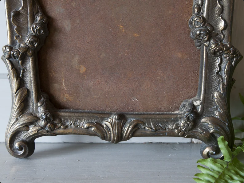 French antique Bronze Louis XV photo frame - Image 6