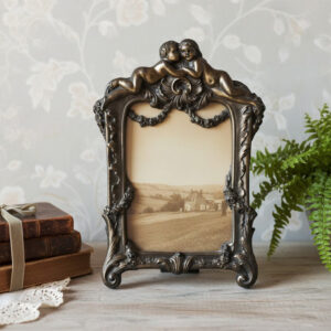 French antique Bronze Louis XV photo frame