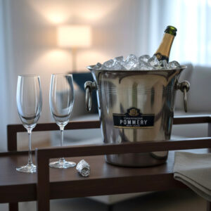 POMMERY Silver plate French champagne bucket vintage