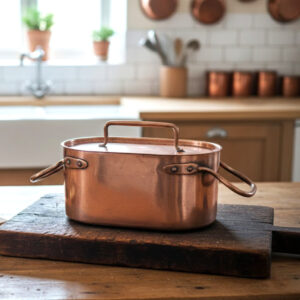 French vintage daubiere with lid