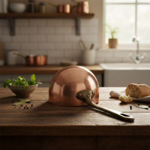 Big Vintage French Copper Ladle