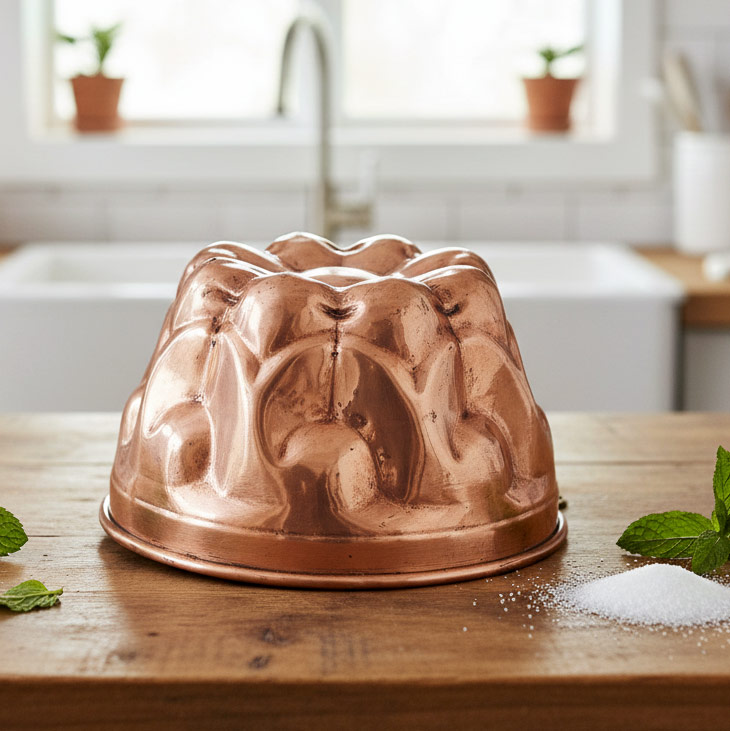 アンティーク　フランス　Mauvielムヴィエール銅製　調理用ミキシングボウル アンティーク フランス Mauvielムヴィエール銅製 調理用ミキシングボウル