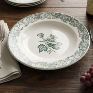 Set of 6 Vintage French Ironstone Plates