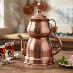 Vintage French Copper Coffee Percolator