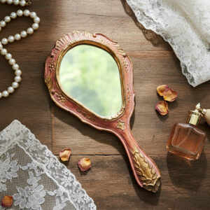 Vintage Florentine Handheld Mirror
