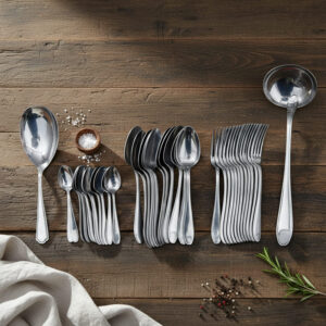 Vintage French silver cutlery set