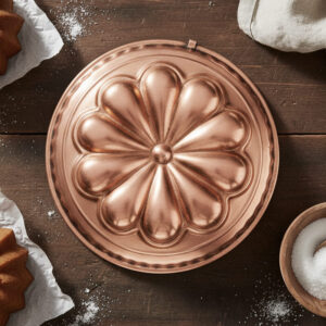 Antique copper baking pan