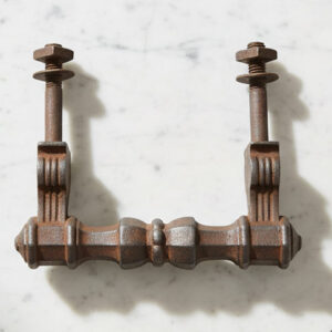 Antique French Cast Iron Door Pull Handle