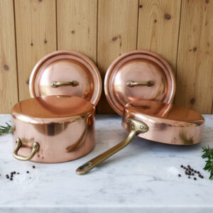 Set of 2 French Copper Pots