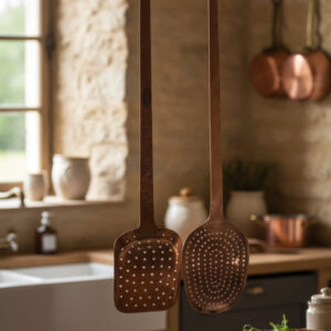 DEHILLERIN Antique French Copper Skimmers