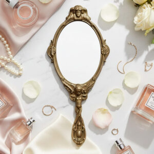 Vintage French Hand Mirror