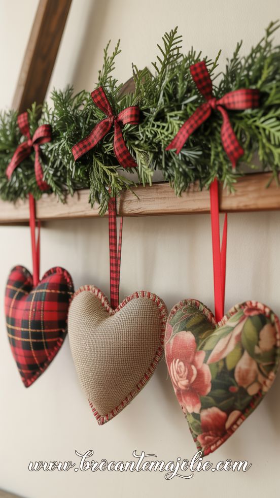 farmhouse valentine decor heart decorations