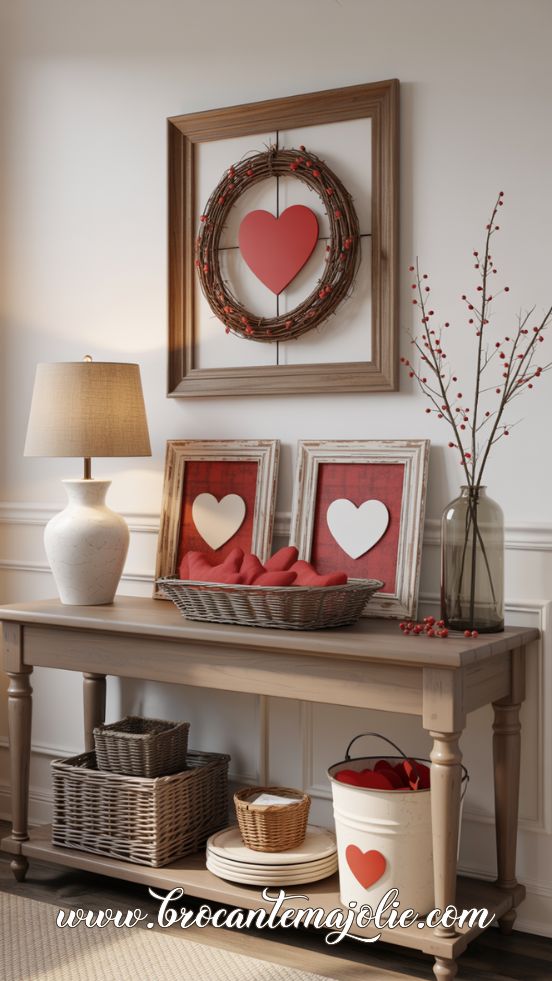 farmhouse valentine decor for home
