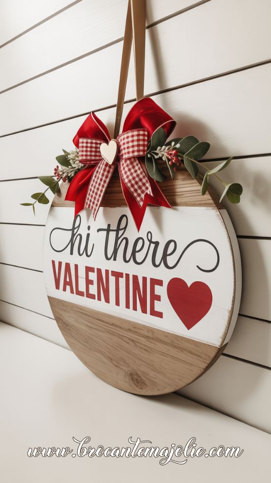 valentines door hanger