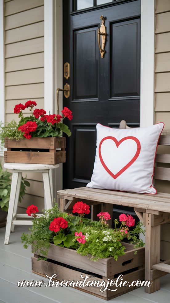 valentine's front porch seating