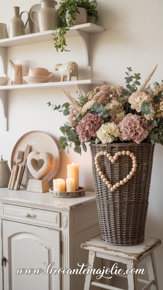 primitive valentine decor