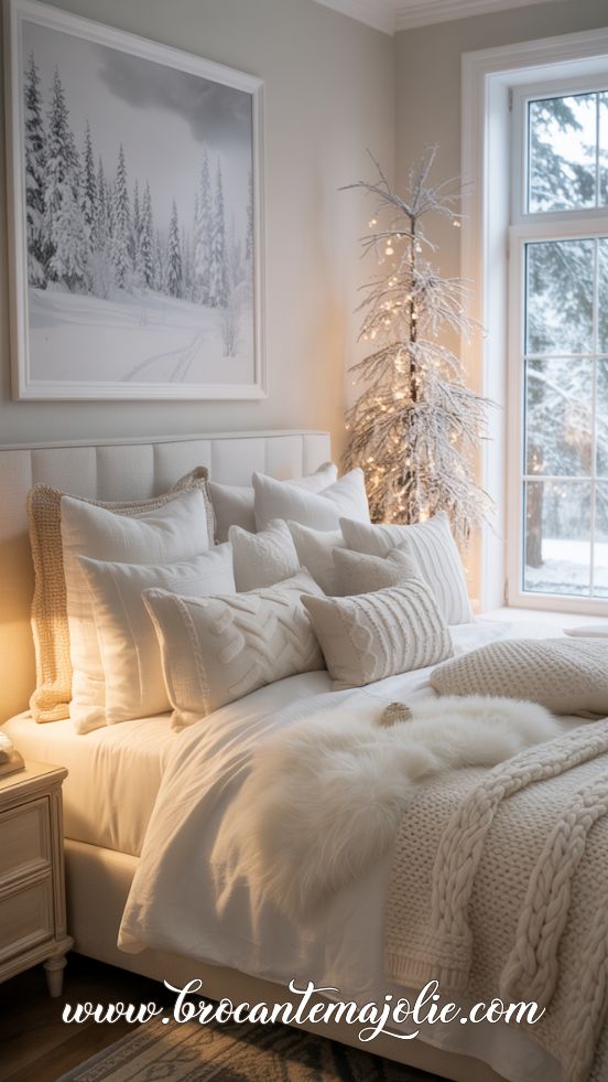 Soft Neutral Winter Wonderland Bedroom