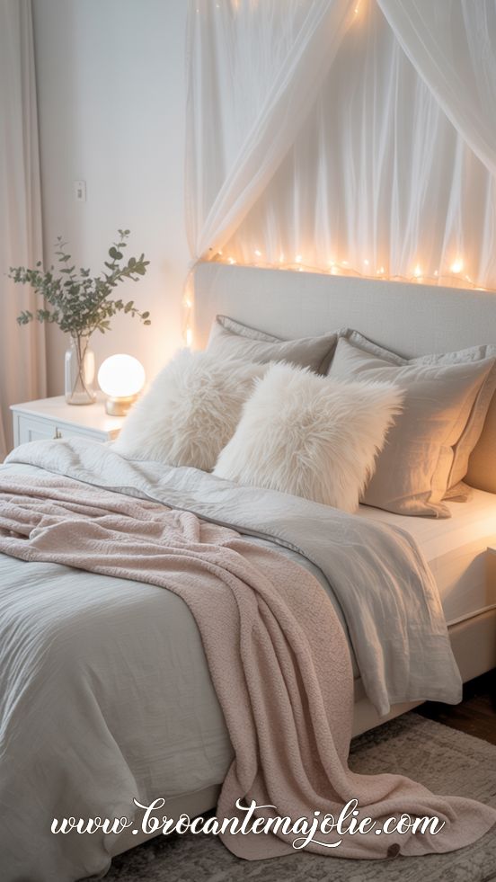 Soft & Dreamy White Canopy Bedroom