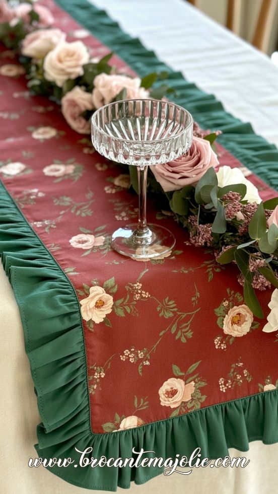 valentine's table runner