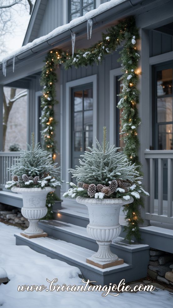 Classic Evergreen Urns
